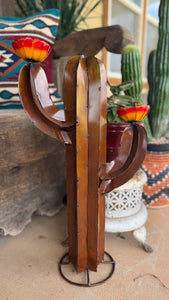 Rustic Metal Saguaro Cactus