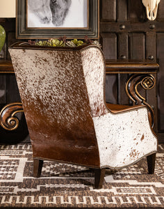 The Cattle Baron Leather Chair | Cowhide - Antiqued Leather | High Quality | Casa de Myers