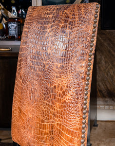 The Amazon Croc Dining Chair | Modern Rustic - Leather | Casa de Myers