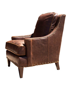 The Rancher  Lounge Chair | Distressed Leather Chair l Casa de Myers