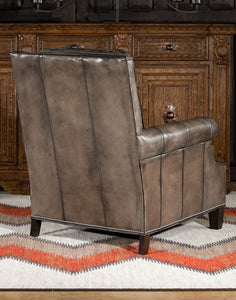 The Montana Leather Chair | Grey Full Grain Leather | High Quality | Casa de Myers