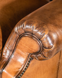 6666 Tufted Leather Chair | American Made | Casa de Myers