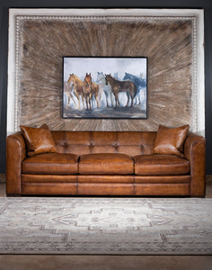 Baccarat Leather Sofa