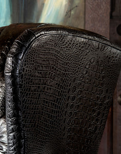 Barbarossa Tufted Leather Chair | Fine Leather Furniture | American Made | Casa de Myers