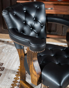 Black Brindle Caster Chair | Casa de Myers