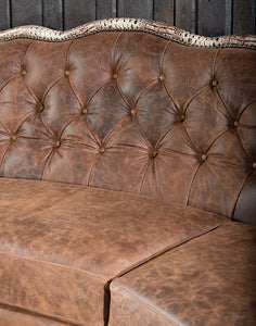 Gunsmoke Croc Sofa | Fine Leather Furniture | Casa de Myers