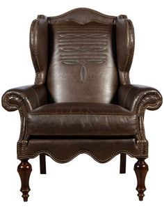 Laredo  Wing Back Chair | Leather | Casa de Myers