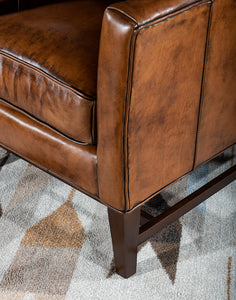 The Tulsa Leather Chair - Full Grain | Casa de Myers