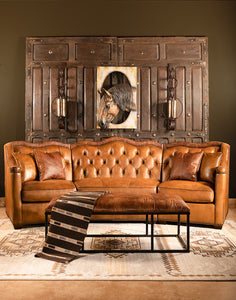 Taos Tufted Leather Sofa | Fine Furniture Store | Casa de Myers