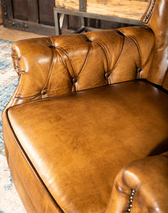 Deming Saddle Recliner | Leather | Tufted | Casa de Myers
