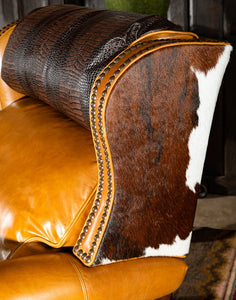 The Cowpoke Recliner | Top Grain Leather - Cowhide | American Made | Casa de Myers