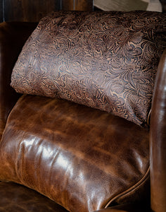 El Jefe Leather Recliner | High Leg Recliner | Full Grain Leather - Cowhide | American Made -Casa de Myers