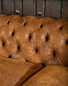 Tooled Leather Chesterfield Sofa | Fine Leather Furniture | Casa de Myers