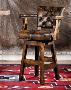 Chisum Classic Brown Barstool