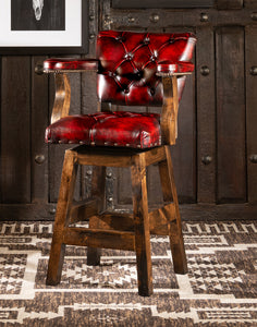 Chisum Coral Barstool